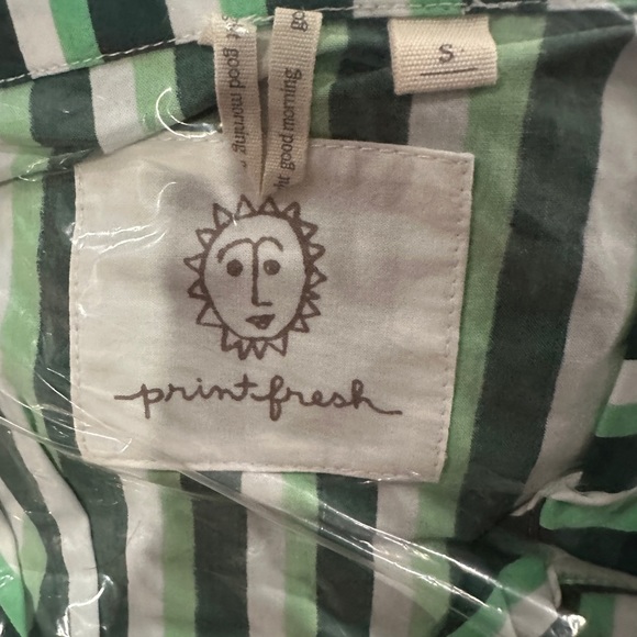 Tuckernuck Spearmint Stripe Nightshirt NWT - Picture 6 of 7